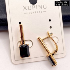 Сережки Xuping18К 19589 (2,2 см.)